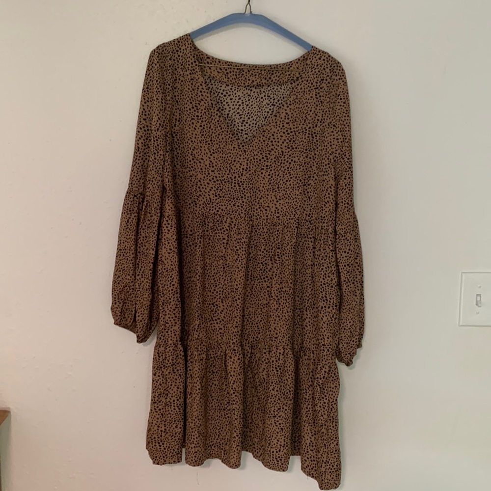 Leopard print dress